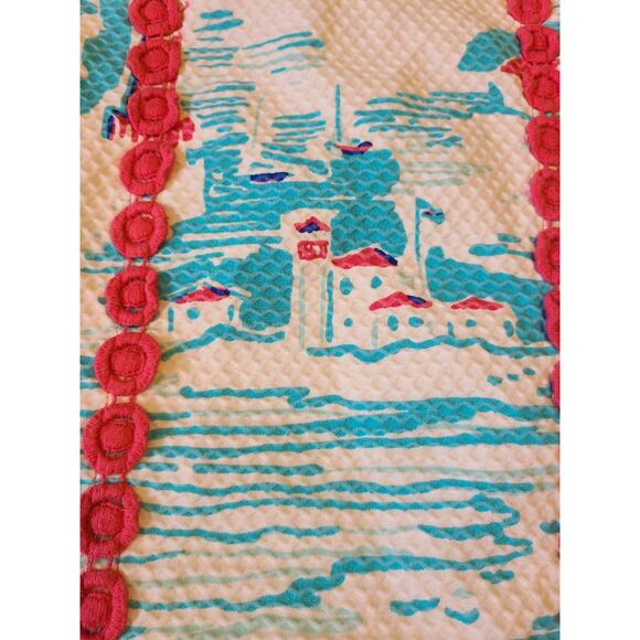 Lilly Pulitzer Girls Little Lilly Sleeveless Shift Dress 10 Watch Out Pattern - Picture 2 of 5